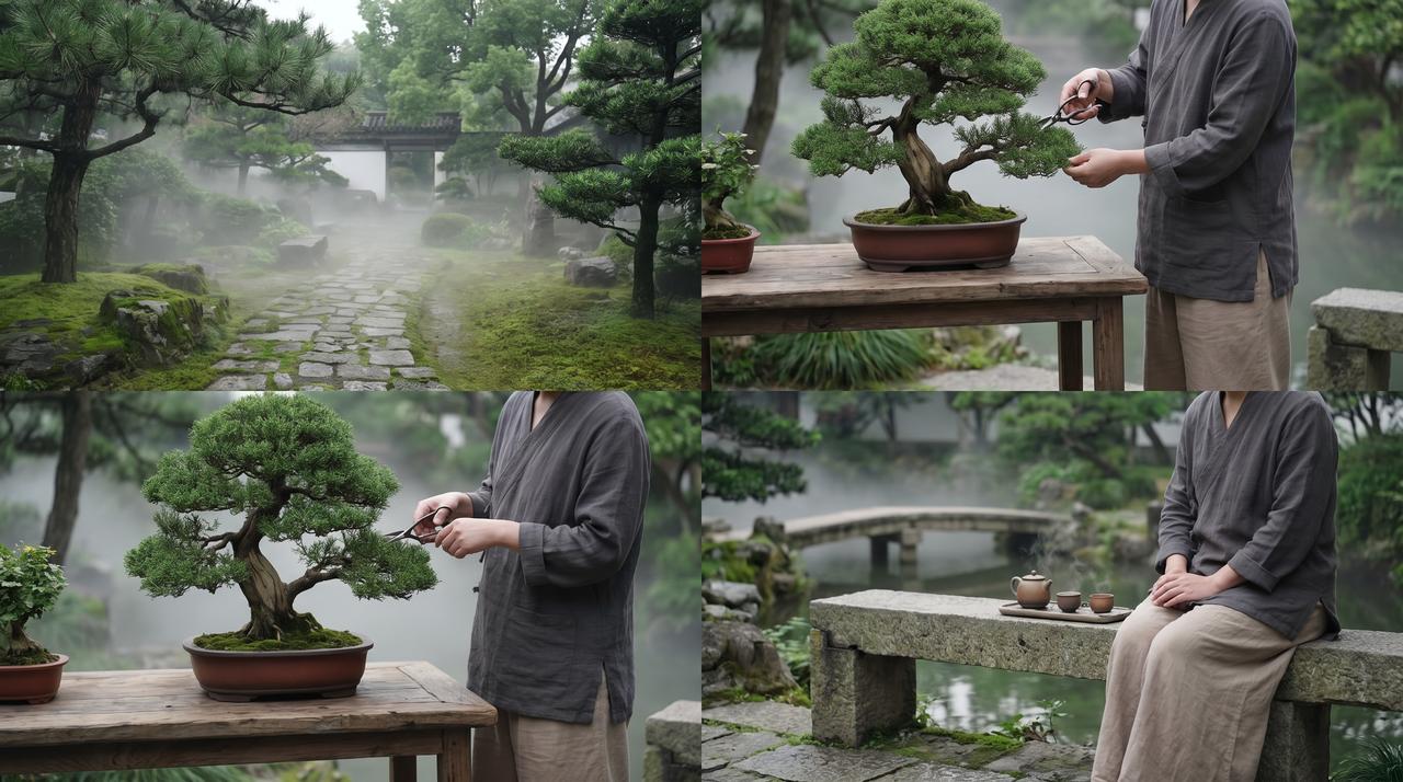 香蕉视频园艺生活视频 – 盆景修剪技艺视频教程，www.dvkwng.cn